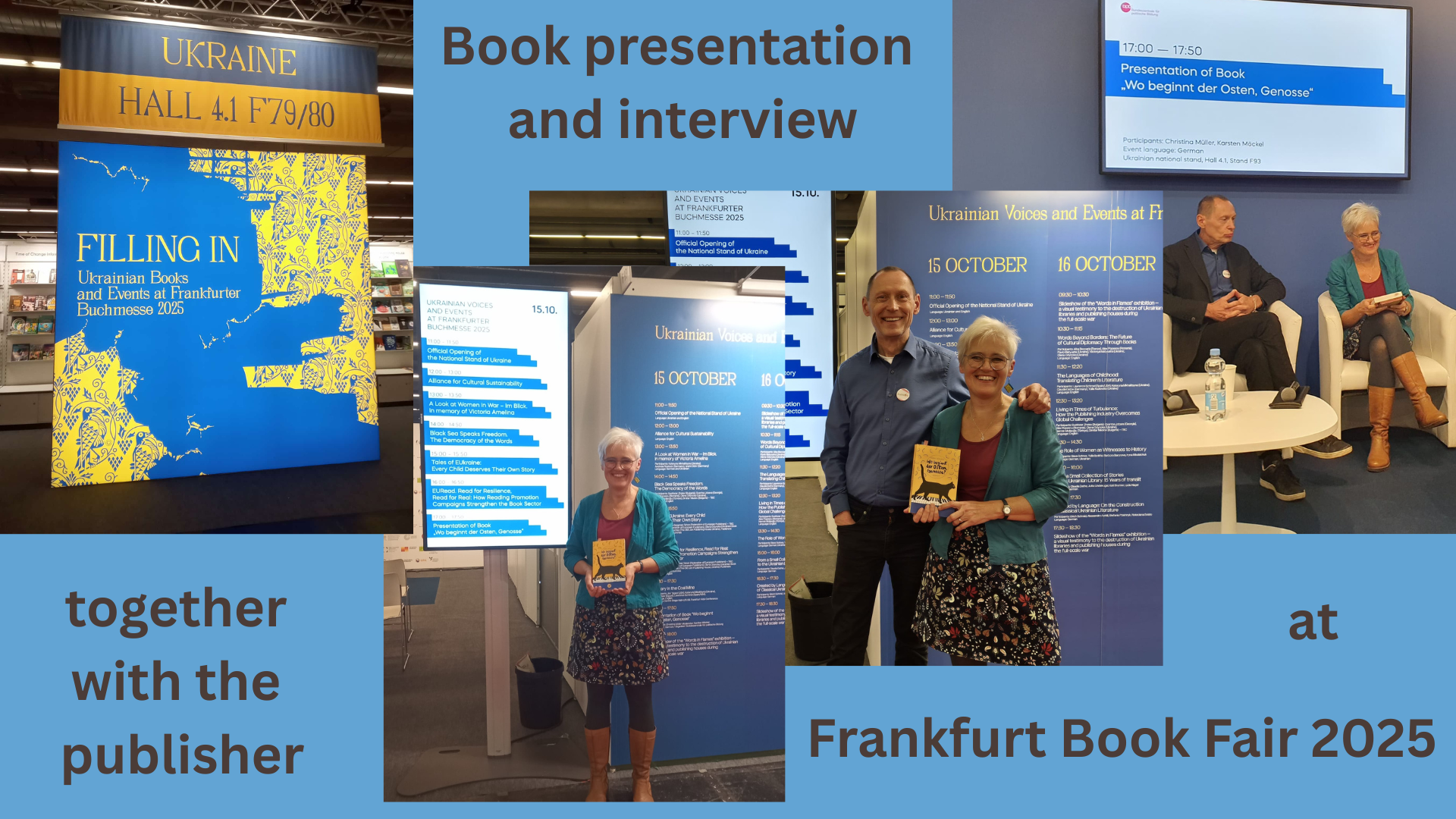 Read more about the article Präsentation von „Wo beginnt der Osten, Genosse?“ auf der Frankfurter Buchmesse