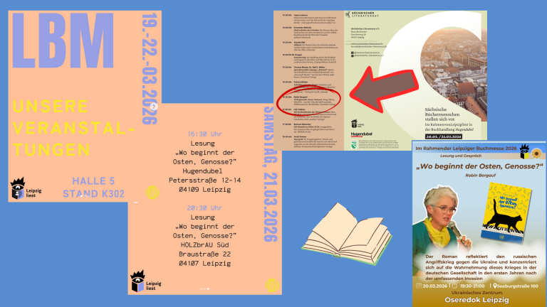 Read more about the article Mit Genosse zur Leipziger Buchmesse …