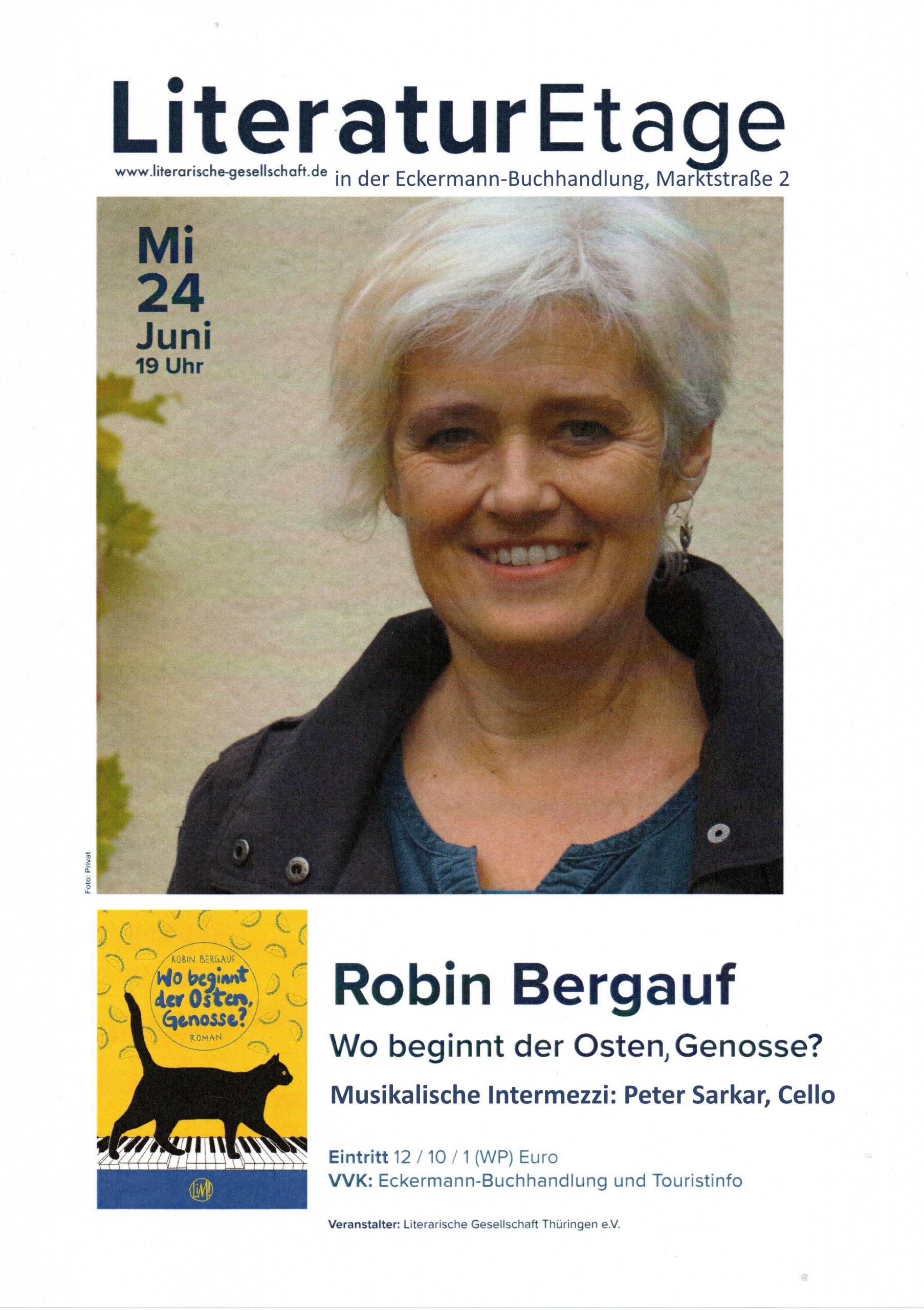 Read more about the article Lesung in der Literaturetage der Literarischen Gesellschaft