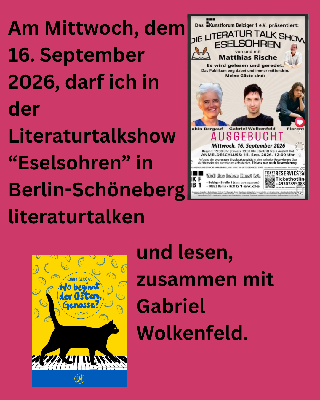 Mehr über den Artikel erfahren Genosse kommt nach Berlin